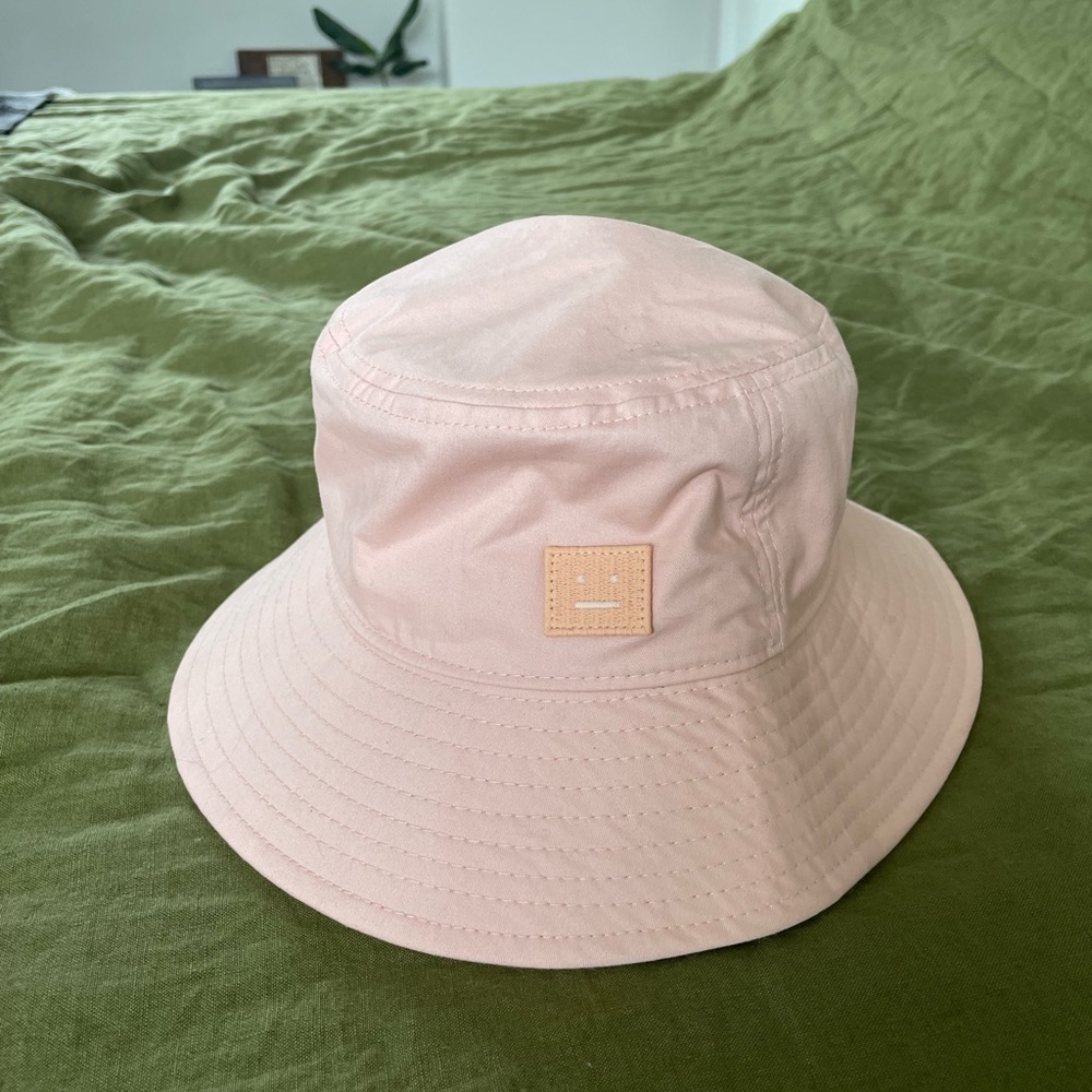 Acne Studios pink bucket hat